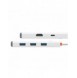 Baseus Lite Series HUB-adapter USB Typ C - HDMI / 4x USB 3.0 20cm vit (WKQX040002)