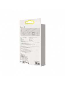 Baseus Lite Series-adapter USB Typ C - RJ45 LAN-uttag 100 Mbps grå (WKQX000213)