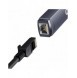 Baseus Lite Series-adapter USB Typ C - RJ45 LAN-uttag 100 Mbps grå (WKQX000213)