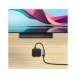 Baseus Lite Series-adapter USB Typ C - RJ45 LAN-uttag 100 Mbps grå (WKQX000213)