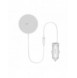 Baseus trådlös billaddare med MagSafe 15W hållare för luftventil + USB Typ C 25W vit (CW01)