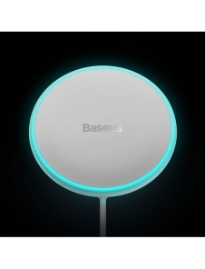 Baseus trådlös billaddare med MagSafe 15W hållare för luftventil + USB Typ C 25W vit (CW01)