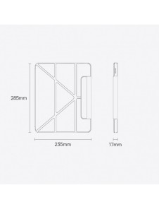 Baseus Safattach Y-typ fodral för iPad Pro 11" 2018/2020/2021 skal med ställ vit (ARCX010002)