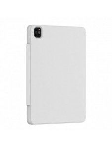 Baseus Safattach Y-typ fodral för iPad Pro 12,9" 2018/2020/2021 skal med ställ vit (ARCX010102)