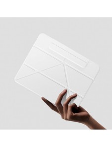 Baseus Safattach Y-typ fodral för iPad Pro 12,9" 2018/2020/2021 skal med ställ vit (ARCX010102)