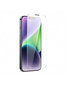 Baseus helskärmshärdat glas för iPhone 14 Plus / 13 Pro Max med högtalarskydd 0,4 mm + monteringssats