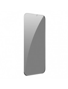 Baseus 2x härdat glas 0,3 mm Anti Spy helskärmsram iPhone 12 Pro / iPhone 12 (SGAPIPH61P-KS01) (fodralvänlig)