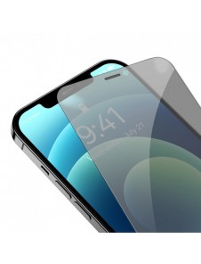 Baseus Privacy Härdat Glas för iPhone 12 Pro / 12 Helskärm 0,4 mm Sekretessfilter Anti Spy + Monteringssats