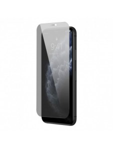 Baseus härdat glas för iPhone 11 Pro Max / iPhone XS Max Privacy Anti Spy (privatisering) med högtalarskydd + lägesställare (SGB