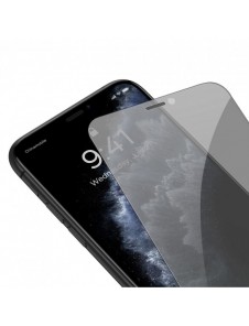 Baseus härdat glas för iPhone 11 Pro Max / iPhone XS Max Privacy Anti Spy (privatisering) med högtalarskydd + lägesställare (SGB