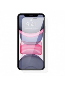 Baseus helskärmshärdat glas för iPhone 11 / XR med högtalarskydd 0,4 mm + monteringssats