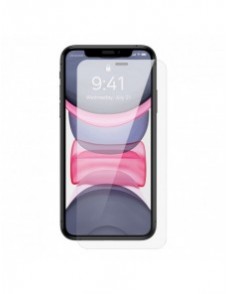 Baseus helskärmshärdat glas för iPhone 11 / XR med högtalarskydd 0,4 mm + monteringssats