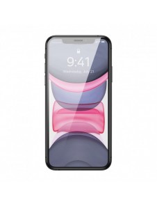 Baseus helskärmshärdat glas för iPhone 11 / XR med högtalarskydd 0,4 mm + monteringssats