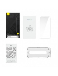 Baseus helskärmshärdat glas för iPhone 11 / XR med högtalarskydd 0,4 mm + monteringssats
