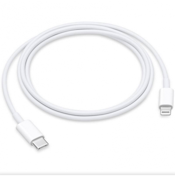 MX0K2ZM/A iPhone Lightning/USB-C Datakabel Vit