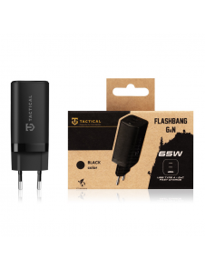 Tactical FlashBang GaN 65W Svart