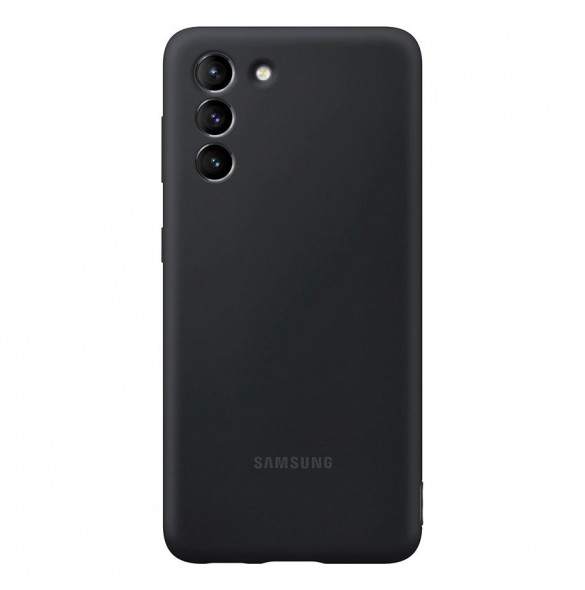 Samsung Silikon Skal till Samsung Galaxy S21 - Svart EF-PG991TBE
