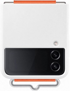 Samsung EF-GF721TWE Silicone Cover with Strap for Galaxy Z Flip 4 Vit