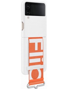 Samsung EF-GF721TWE Silicone Cover with Strap for Galaxy Z Flip 4 Vit