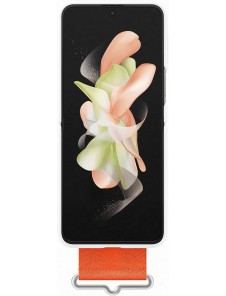 Samsung EF-GF721TWE Silicone Cover with Strap for Galaxy Z Flip 4 Vit