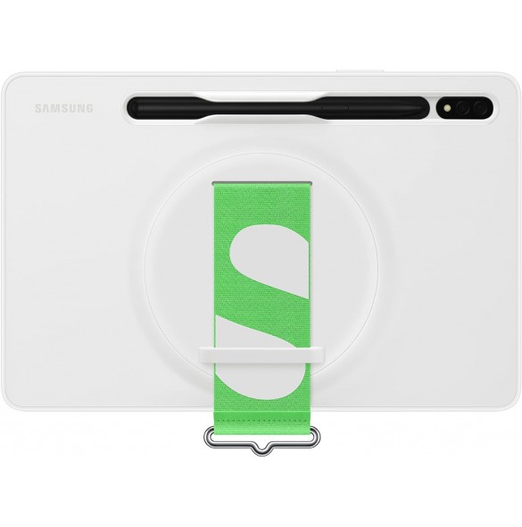 Samsung EF-GX700CWE Bärfodral Samsung Galaxy Tab S8, Galaxy Tab S7 Tablet - Vit - Bärrem