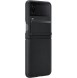 Samsung Galaxy Z FLIP4 Läderfack Svart EF-VF721LBE