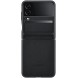 Samsung Galaxy Z FLIP4 Läderfack Svart EF-VF721LBE