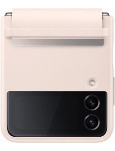 Samsung Galaxy Z FLIP4 Läderfack Rosa EF-VF721LPE