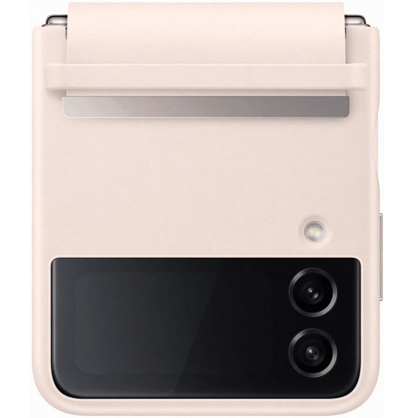Samsung Galaxy Z FLIP4 Läderfack Rosa EF-VF721LPE