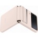 Samsung Galaxy Z FLIP4 Läderfack Rosa EF-VF721LPE