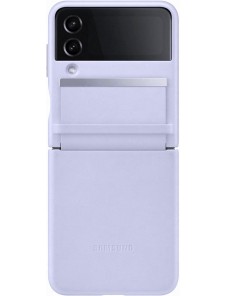 Samsung Galaxy Z FLIP 4 Läderfack Lila EF-VF721LLE