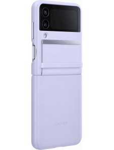 Samsung Galaxy Z FLIP 4 Läderfack Lila EF-VF721LLE