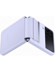 Samsung Galaxy Z FLIP 4 Läderfack Lila EF-VF721LLE