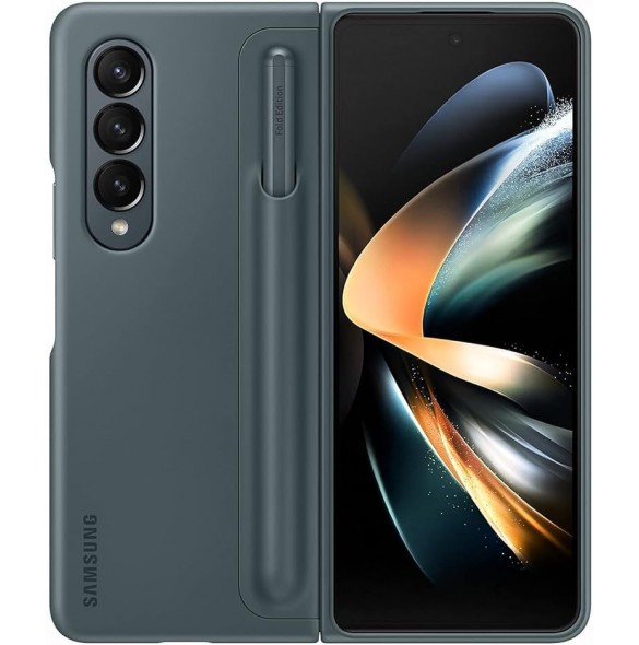 Samsung Galaxy Z Fold 4 stående skal med Pen Grå EF-OF93PCJE
