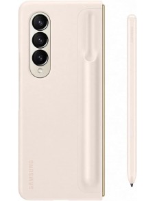 Samsung Galaxy Z Fold4 stående skal med Pen Sand EF-OF93PCUE