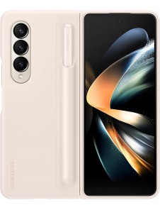 Samsung Galaxy Z Fold4 stående skal med Pen Sand EF-OF93PCUE