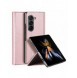 Samsung Galaxy Z Fold5 5G Dux Ducis Bril Wallet Flip Läderfodral - Rosa