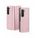 Samsung Galaxy Z Fold5 5G Dux Ducis Bril Wallet Flip Läderfodral - Rosa