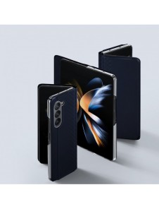 Dux Ducis Bril Läder Flip Wallet-fodral till Samsung Galaxy Z Fold5 5G - Blå
