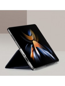 Dux Ducis Bril Läder Flip Wallet-fodral till Samsung Galaxy Z Fold5 5G - Blå