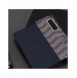Dux Ducis Bril Läder Flip Wallet-fodral till Samsung Galaxy Z Fold5 5G - Blå