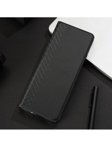 Dux Ducis Bril Läder Flip Wallet-fodral till Samsung Galaxy Z Fold5 5G - Svart