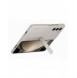 Silikonfodral till Samsung Galaxy Z Fold 5 med stativ och rem - beige