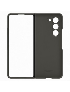 Silikonfodral till Samsung Galaxy Z Fold 5 med stativ och rem - svart