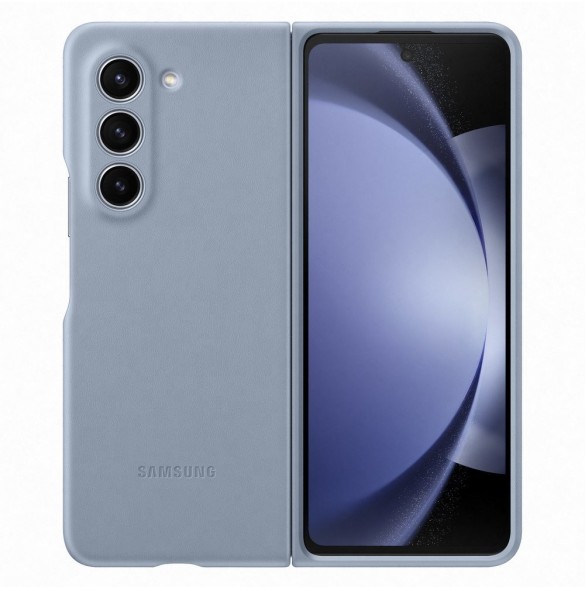 PU-läderfodral till Samsung Galaxy Z Fold 5 - blå