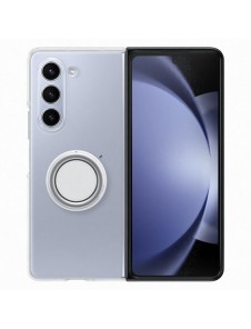 Silikongadgetfodral till Samsung Galaxy Z Fold 5 - genomskinlig