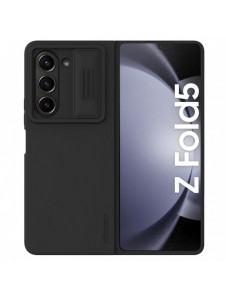 Nillkin CamShield Silikonfodral till Samsung Galaxy Z Fold 5 med kameraskydd - Svart