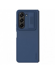 Nillkin CamShield Silikonfodral till Samsung Galaxy Z Fold 5 med kameraskydd - Mörkblå