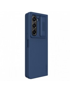 Nillkin CamShield Silikonfodral till Samsung Galaxy Z Fold 5 med kameraskydd - Mörkblå