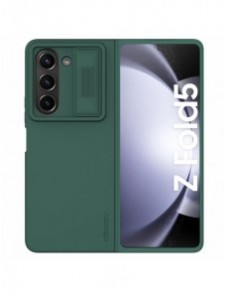 Nillkin CamShield Silikonfodral till Samsung Galaxy Z Fold 5 med kameraskydd - mörkgrön